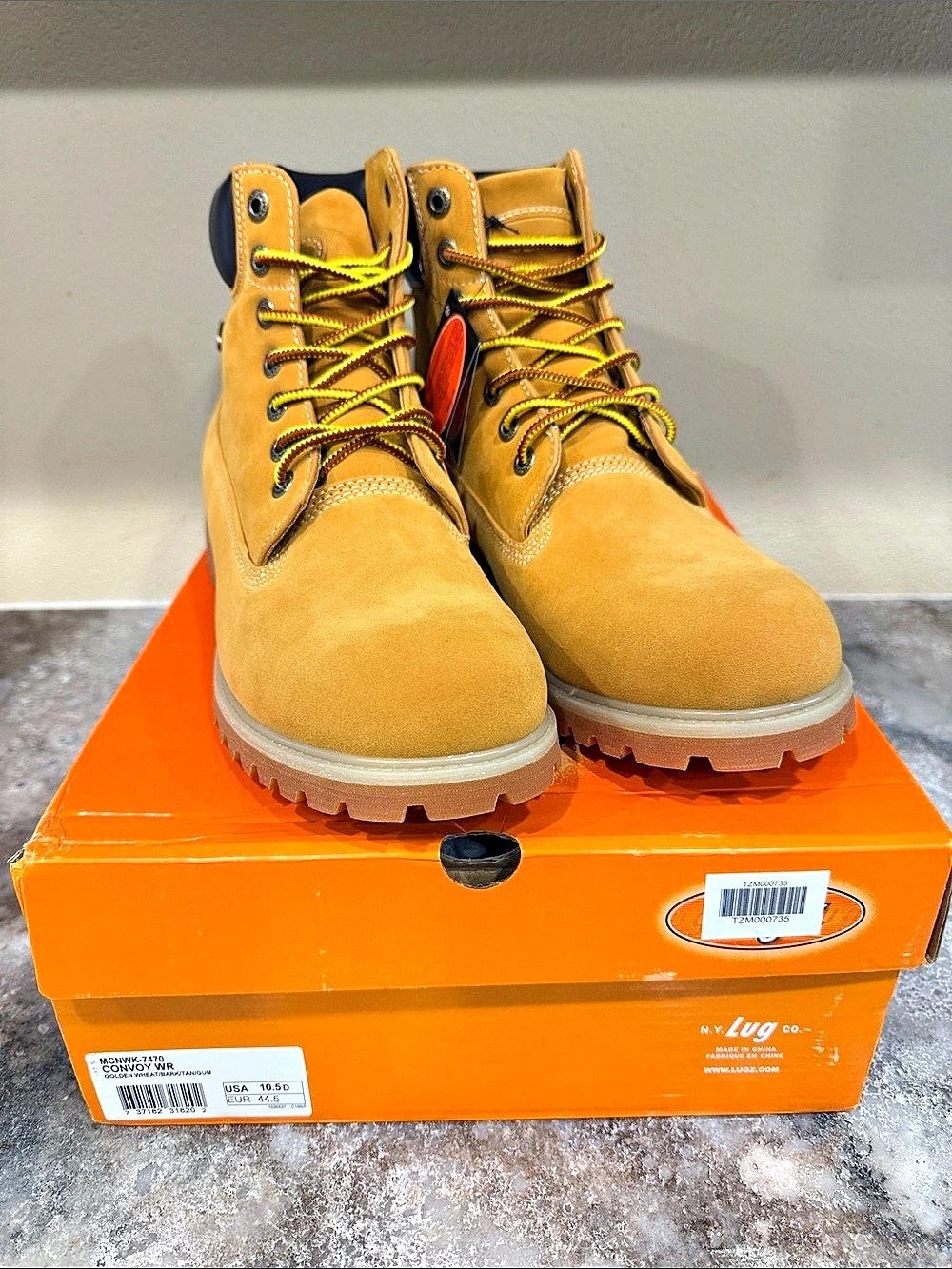 Lugz Convoy WR Wheat Lace-Up Boots